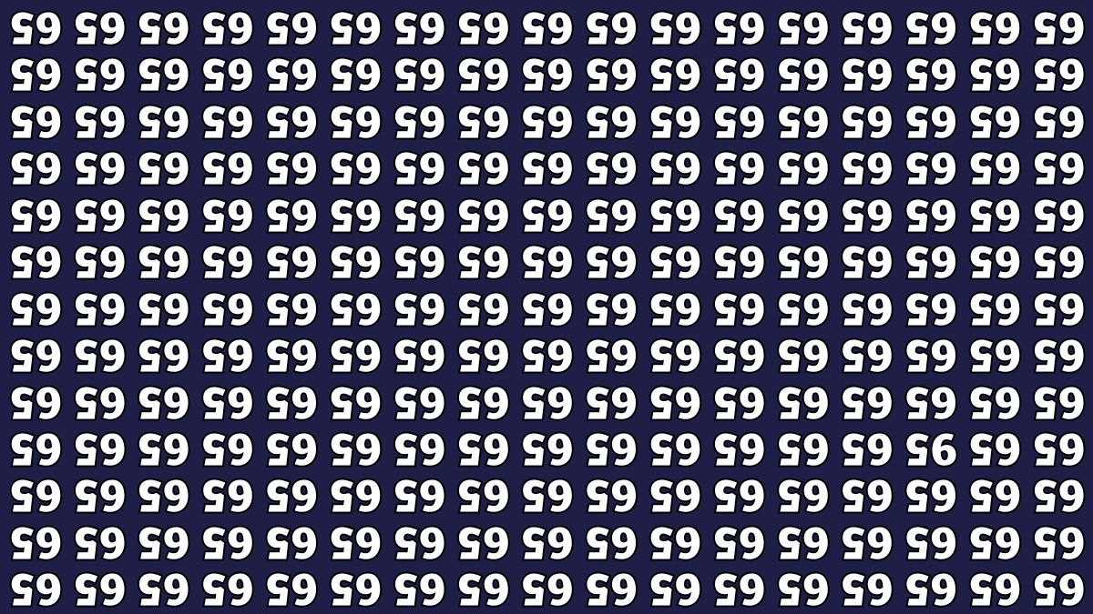 Optical Illusion IQ Test: Are You A Genius? Within 8 Seconds Spot The Inverted 95 among Inverted 65s