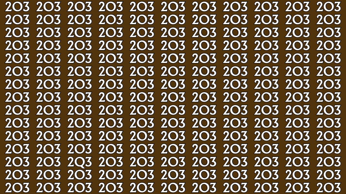 Optical Illusion: Only Sharp Eyes Can Find the Hidden 2Q3 among 2O3s within 8 Seconds