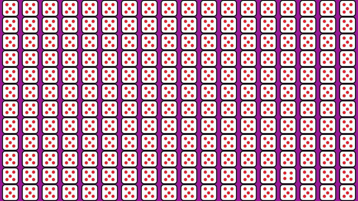 Optical Illusion: Within 6 Seconds Spot The 4 Dice among 5 Dice