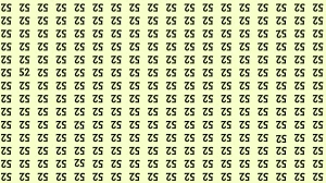 Optical Illusion: Within 6 Seconds Spot The Number 52 among Inverted 52s