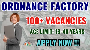 Ordnance Factory Itarsi Tenure Based CPW Recruitment 2025 - Apply Offline for 112 Posts