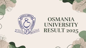 Osmania University Result 2025 Released at osmania.ac.in Direct Link to Download 1st, 3rd Sem Result