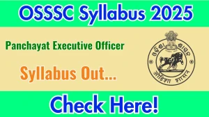 OSSSC PEO Syllabus 2025 Out Direct Link to Download Syllabus PDF here OSSSC PEO Syllabus 2025 Out Direct Link to Download Syllabus PDF here