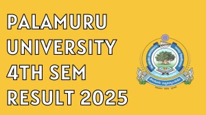 Palamuru University 4th Sem Result 2025 Released at palamuruuniversity.com Direct Link to Download Result