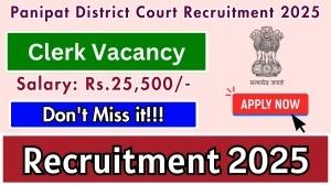 Panipat District Court Clerk Recruitment 2025 - Apply Offline for 40 Posts