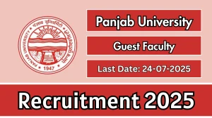 Panjab University Guest Faculty Recruitment 2025 - Apply Offline