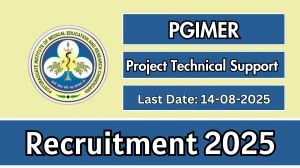 PGIMER Project Technical Support III Recruitment 2025 - Apply Offline