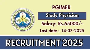 PGIMER Study Physician Recruitment 2025 - Apply Online
