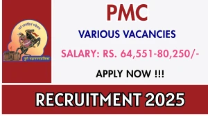 PMC Recruitment 2025 – Walk in for 42 Tutor, Junior Resident and More Posts
