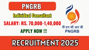 PNGRB Individual Consultant Recruitment 2025 - Apply Offline PNGRB Individual Consultant Recruitment 2025 - Apply Offline