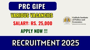 PRC GIPE Recruitment 2025 - Apply Offline for 08 Data Assistant, Research Investigator and More Posts PRC GIPE Recruitment 2025 - Apply Offline for 08 Data Assistant, Research Investigator and More Posts