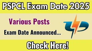 PSPCL Various Posts Exam Date 2025 Announced at pspcl.in Exam details here