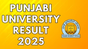 Punjabi University Result 2025 Released at pupexamination.ac.in Direct Link to Download 1st, 3th, 4th and 10th Semester Result