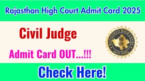 Rajasthan High Court Civil Judge Admit Card 2025 OUT Download Link hcraj.nic.in Rajasthan High Court Civil Judge Admit Card 2025 OUT Download Link hcraj.nic.in