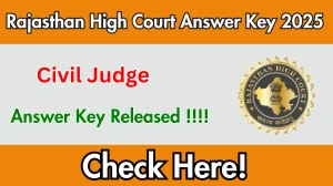 Rajasthan High Court Civil Judge Answer Key 2025 Released – Download the Answer Key at hcraj.nic.in Rajasthan High Court Civil Judge Answer Key 2025 Released – Download the Answer Key at hcraj.nic.in