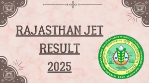 Rajasthan JET Result 2025 Out Today at jetskrau2025.com Direct Link to Download Result