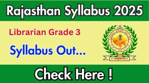 Rajasthan Librarian Grade 3 Syllabus 2025 Out Direct Link to Download Syllabus PDF here Rajasthan Librarian Grade 3 Syllabus 2025 Out Direct Link to Download Syllabus PDF here