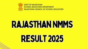 Rajasthan NMMS Result 2025 Out at rajshaladarpan.rajasthan.gov.in Direct Link to Download Result