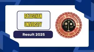 Rajasthan University Result 2025 Out at uniraj.ac.in Direct Link to Download 2nd and 4th Sem Result