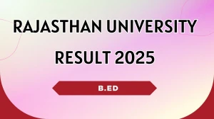 Rajasthan University Result 2025 Released at uniraj.ac.in Direct Link to Download 1st and 3rd Semester Result