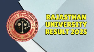 Rajasthan University Result 2025 Released at uniraj.ac.in Direct Link to Download PG Course Result