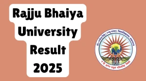 Rajju Bhaiya University Result 2025 Released at erp.prsuprayagraj.in Direct Link to Download 4th Semester Result