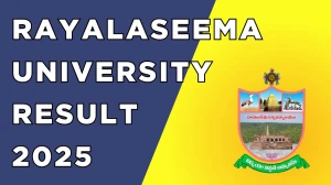 Rayalaseema University Result 2025 Released at ruk.ac.in Direct Link to Download 3rd Semester Result