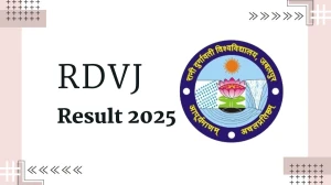RDVJ Result 2025 Released at rdujbp.in Direct Link to Download 4th Sem Result RDVJ Result 2025 Released at rdujbp.in Direct Link to Download 4th Sem Result