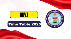 RDVJ Time Table 2025 Announced @ rdunijbpin.org Details Here RDVJ Time Table 2025 Announced @ rdunijbpin.org Details Here