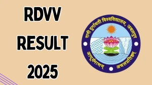 RDVV Result 2025 Released at rdujbp.in Direct Link to Download 2nd Semester Result