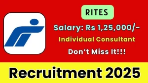 RITES Individual Consultant Recruitment 2025 - Apply Online for 04 Posts