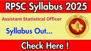 RPSC ASO Syllabus 2025 Out Direct Link to Download Syllabus PDF here