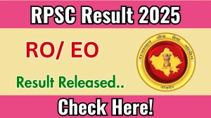 RPSC RO/ EO Result 2025 Out at rpsc.rajasthan.gov.in, Direct Link to Download Result PDF Here