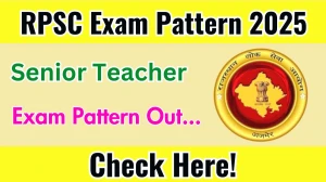 RPSC Senior Teacher Exam Pattern 2025