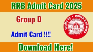 RRB Group D Admit Card 2025 Will Be Released Soon – Stay Alert for Updates RRB Group D Admit Card 2025 Will Be Released Soon – Stay Alert for Updates