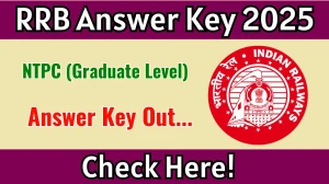 RRB NTPC Graduate Level Answer Key 2025 Out rrbcdg.gov.in Download Answer Key Here RRB NTPC Graduate Level Answer Key 2025 Out rrbcdg.gov.in Download Answer Key Here