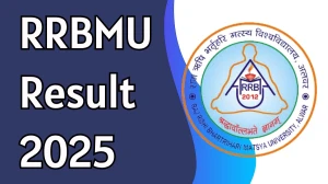 RRBMU Result 2025 Released at univindia.org Direct Link to Download Result