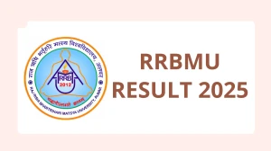 RRBMU Result 2025 Released at univindia.org Direct Link to Download UG and PG Course Result