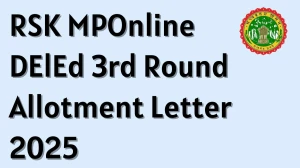 RSK MPOnline DElEd 3rd Round Allotment Letter 2025 Out at rsk.mponline.gov.in Direct Link to Download