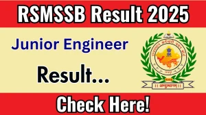 RSMSSB JE Result 2025 Will Be Released at rsmssb.rajasthan.gov.in, Direct Link to Download Result PDF Will Be Provided Here RSMSSB JE Result 2025 Will Be Released at rsmssb.rajasthan.gov.in, Direct Link to Download Result PDF Will Be Provided Here