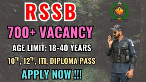 RSSB Recruitment 2025 - Apply Online for 785 Forest Guard, Forester and More Posts RSSB Recruitment 2025 - Apply Online for 785 Forest Guard, Forester and More Posts