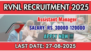 RVNL Assistant Manager Recruitment 2025 - Apply Offline RVNL Assistant Manager Recruitment 2025 - Apply Offline
