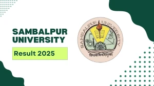 Sambalpur University Result 2025 Released at suniv.ac.in Direct Link to Download 3rd Semester Result Sambalpur University Result 2025 Released at suniv.ac.in Direct Link to Download 3rd Semester Result