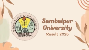 Sambalpur University Result 2025 Released at suniv.ac.in Direct Link to Download 4th Sem Result