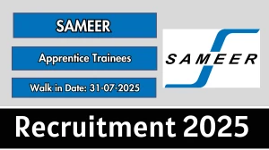 SAMEER Apprentice Trainees Recruitment 2025 – Walk in for 35 Posts