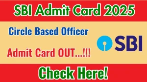 SBI CBO Admit Card 2025 OUT Download Link sbi.co.in