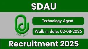 SDAU Technology Agent Recruitment 2025 – Walk in