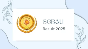 SGBAU Result 2025 Released at sgbau.ucanapply.com Direct Link to Download 1st, 2nd, 3rd, 4th, 6th Sem Result