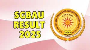 SGBAU Result 2025 Released at sgbau.ucanapply.com Direct Link to Download 1st, 3rd Sem Result