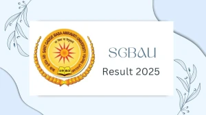 SGBAU Result 2025 Released at sgbau.ucanapply.com Direct Link to Download 1st, 4th Sem Result SGBAU Result 2025 Released at sgbau.ucanapply.com Direct Link to Download 1st, 4th Sem Result